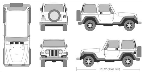 The Anatomy Of A Jeep Wrangler A Diagram Of CAD Front End Parts