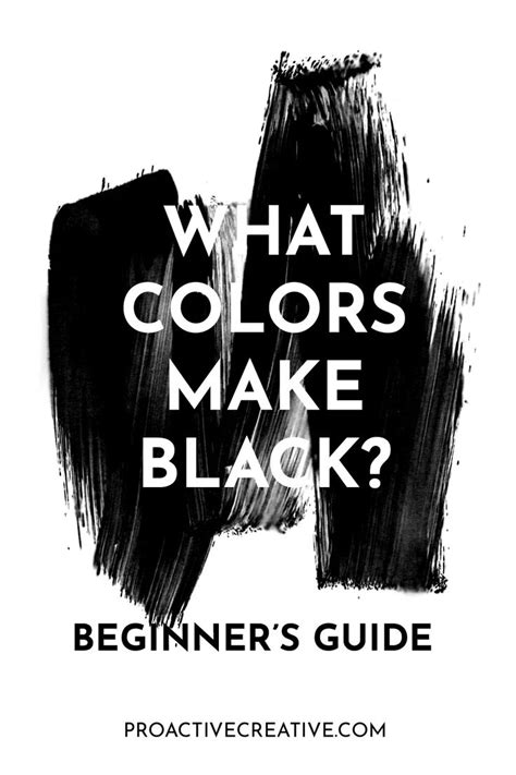 How To Make Black Paint A Simple Guide For Artists 2022 What