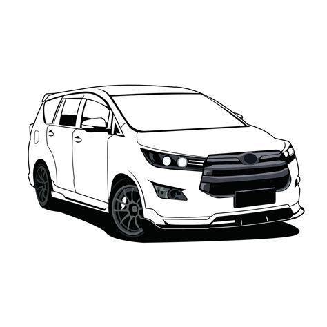 Big Suv Car Black And White Vector Art At Vecteezy