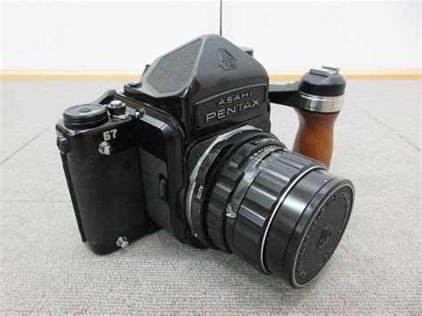 【傷や汚れあり】m【12 2】 28 Asahi Pentax アサヒペンタックス 67 中判カメラ フィルムカメラ ボディ レンズ