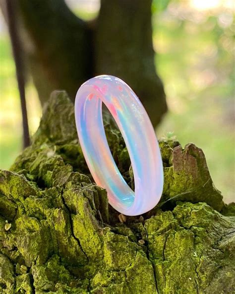 Mm Bespoke Unicorn Ring Handmade Aurora Opal Ring Exclusive Item