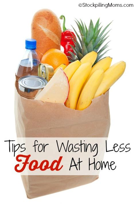 Tips For Wasting Less Food