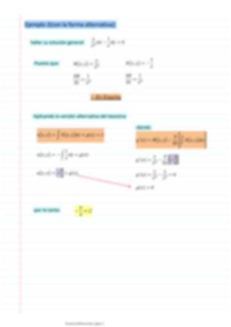 Solution Ecuaciones Diferenciales Por Variables Exactas Guia Y