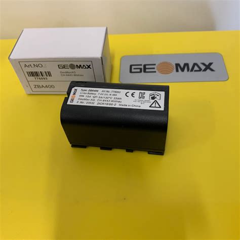 Geomax Battery Zba Pro Geo Survey Ltd