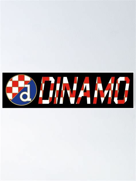 Dinamo Zagreb Logo Artwork In Gold Poster For Sale By Thegreatertimes