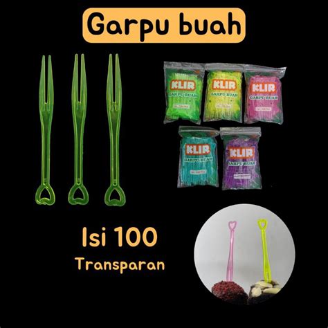 Jual Garpu Plastik Garpu Buah Kecil Garpu Kecil Warna Warni Garpu Kue