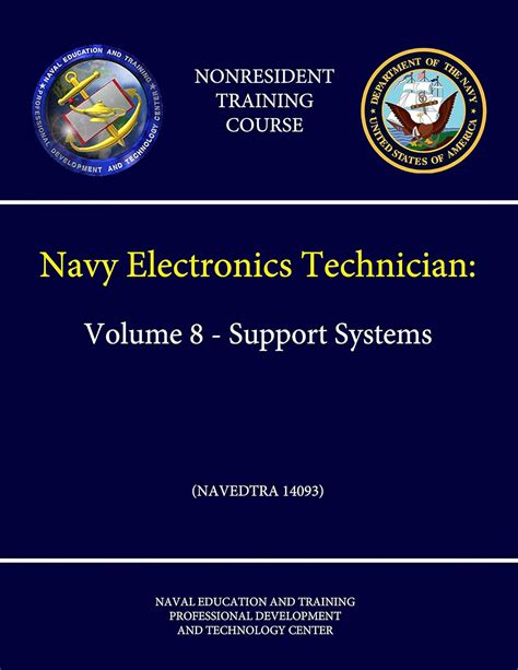 Navy Electronics Technician Volume 8 Support Systems Navedtra 14093