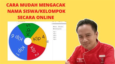 Membuat Acak Nama Siswa Acak Kelompok Untuk Mendukung Pembelajaran