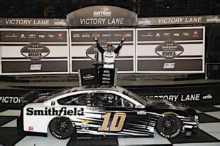 Aric Almirola Wins First Duel Austin Cindric Makes Daytona 500