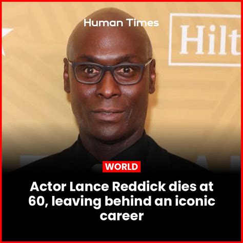 Human Times On Twitter Breaking Actor Lance Reddick Has Died At The