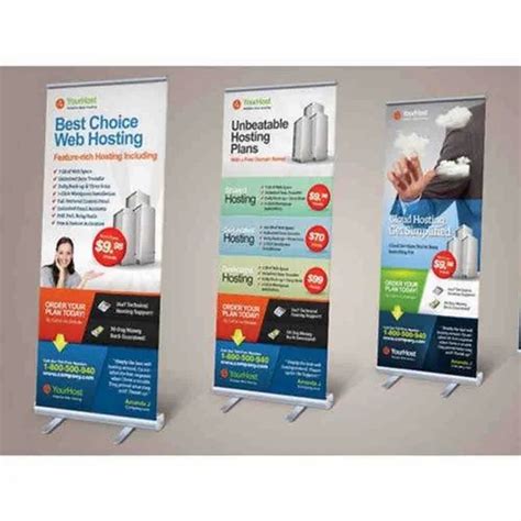 Flex Roll Up Standee Printing Service At Rs 750piece In New Delhi Id