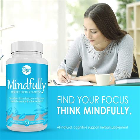 Mindfully Nootropic Brain Booster Citicoline Lion S Mane Bacopa Monnieri And Ginkgo Biloba