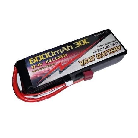 VANT Battery LiPo 3S 11 1v 6000mha 30C Vendita Online Modellismo