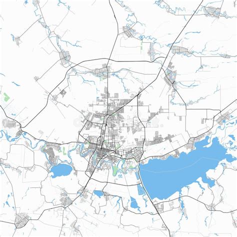 Map of Krasnodar. stock illustration. Illustration of plan - 304718456