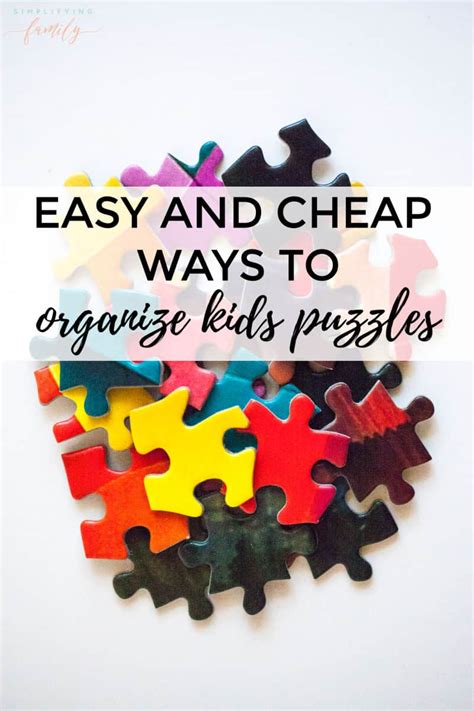 5 Easy And Cheap Ways To Organize Puzzles At Home