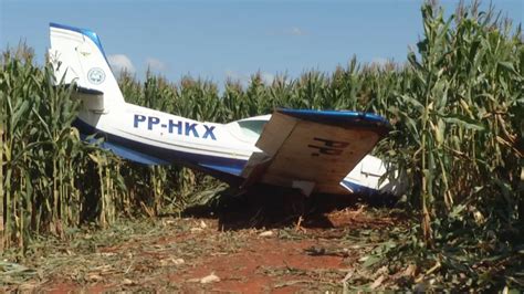 Falha no motor pode ter causado pouso forçado de avião em Goiás