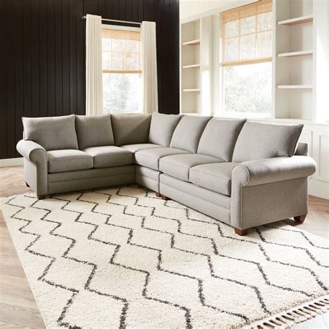 Alexander Large L Shaped Sectional By Bassett Furniture Living Room Other By Bassett