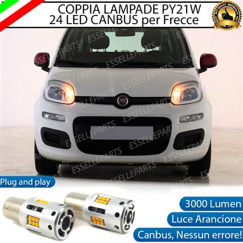 Kit Full Led K Canbus Lampade H Fiat Panda Cross Luce Bianca No Error