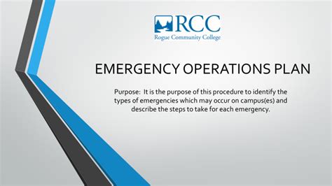 Ppt Emergency Operations Plan Purpose It Is The Purpose Of This Powerpoint Presentation 70820