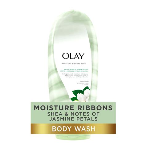 Olay Moisture Ribbons Body Wash With Shea And Notes Of Jasmine Petals