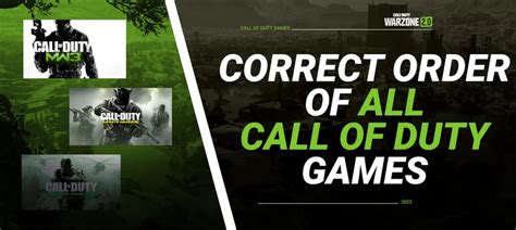 What Is The Correct Order Of All Call of Duty Games | Complete List!