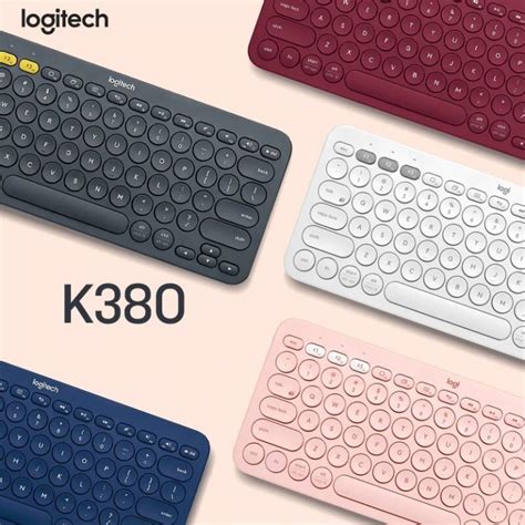 Logitech K380 Bluetooth Keyboard (Pink) – Click Electronics