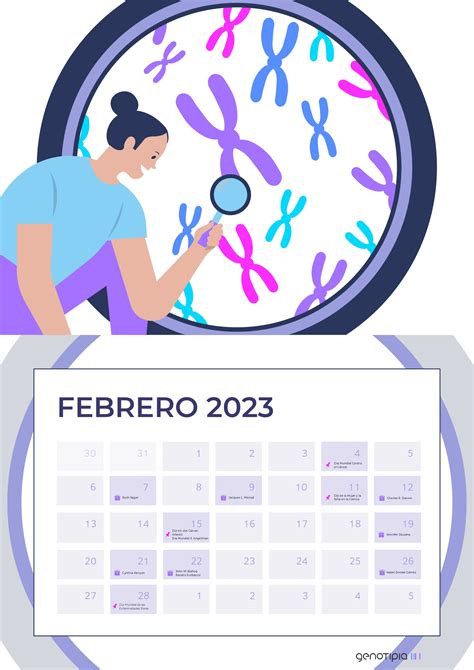 Calendario Gen Tico Febrero Genotipia