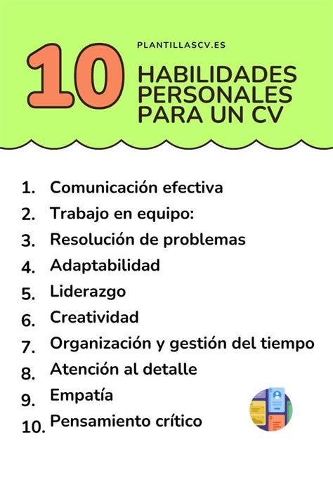 Habilidades Personales Para Incluir En Un Cv