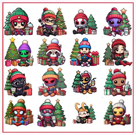 Marvel Avenger Christmas Png Avengers Christmas Tree Png Etsy