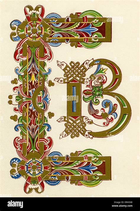 Medieval Letters Clip Art