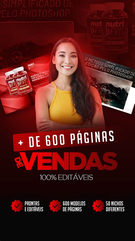 PACK 600 PÁGINAS DE VENDAS PARA EDITAR Easy4Life Digital Business