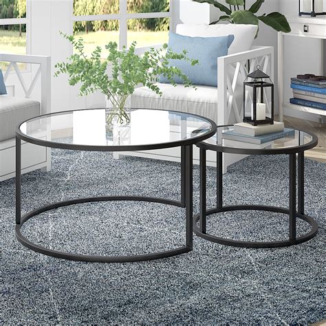 Best Buy Camden Wells Watson Nesting Coffee Table Set Of Blackened