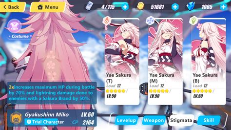 Power up your Honkai Impact 3 campaign with the fox-eared samurai Yae Sakura!