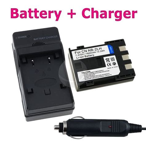 Battery Chargers Nb 2lh Battery Charger For Canon Rebel Xt Xti 350d 400d