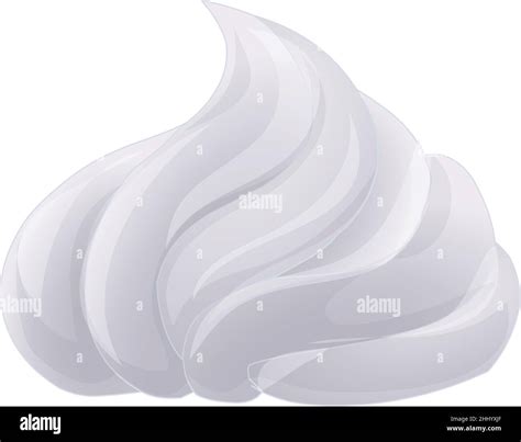 Whip Meringue Icon Cartoon Vector Cream Cake Stock Vector Image Art