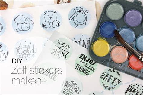 Diy Makkelijk Je Eigen Stickers Maken Met De Action Nobody Else