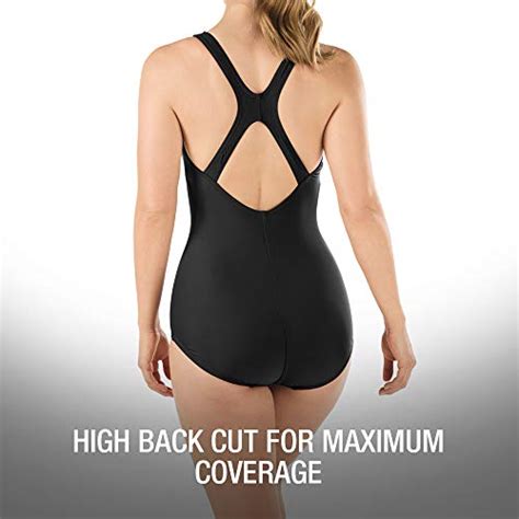 Speedo Womens Swimsuit One Piece Powerflex Princess Seam Ultraback