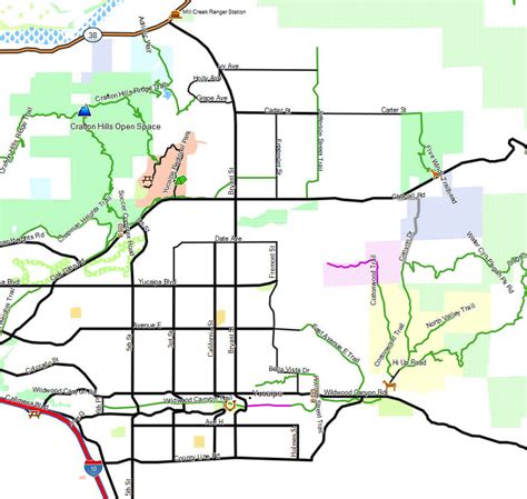 Wildwood Canyon Sp California Trail Map