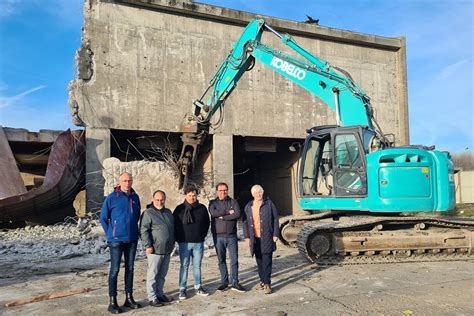 Afbraakwerken Versleten Overslagstation Gestart Nieuw