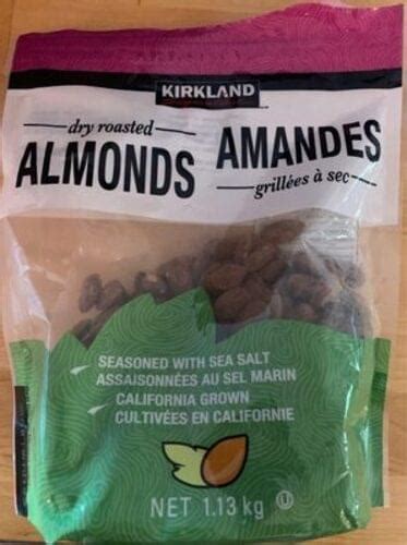 Kirkland Signature Dry Roasted Almonds 28 G Nutrition Information Innit