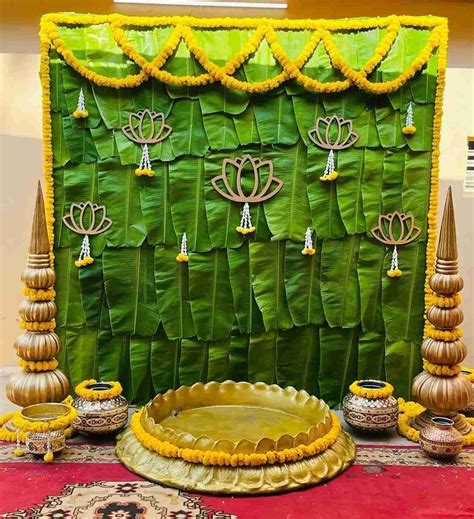 Banana Leaf Decoration For Haldi Wedding Secrets