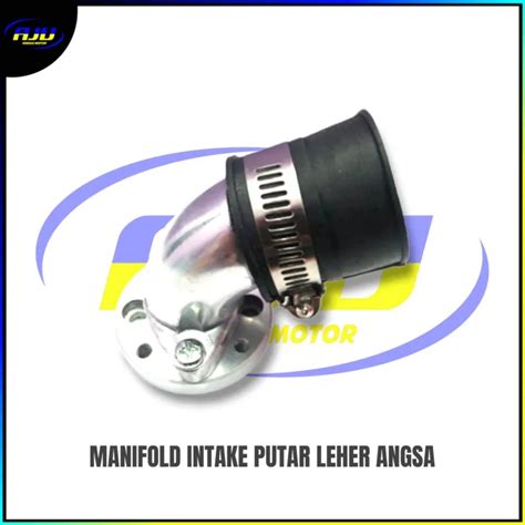 Manipol Manifold Manipul Intake Intek Leher Angsa Putar Miring Karbu