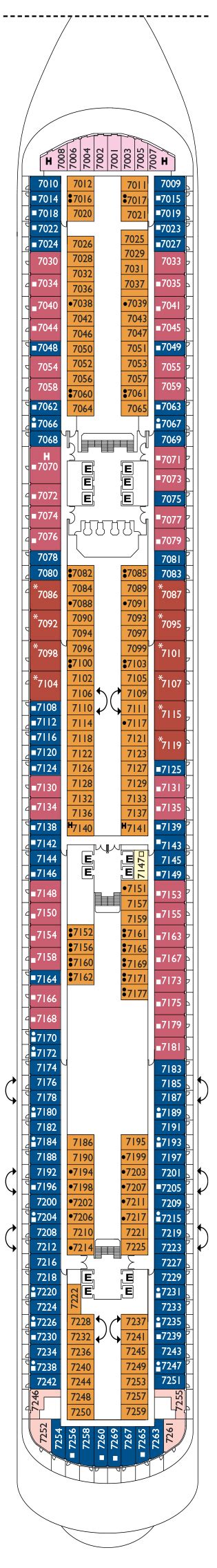 Costa Diadema Deck Plans | CruiseInd