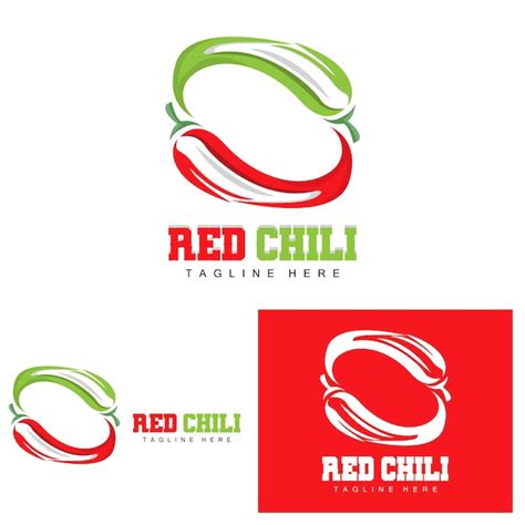 Premium Vector Red Chili Logo Hot Chili Peppers Vector Chili Garden House Illustration Company