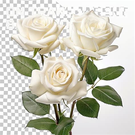 Premium Psd Transparent Rose Flowers Isolated On Transparent Background