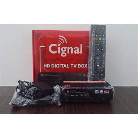 Cignal Hd Prepaid Digital Box Receiver With 1 Month Load Shopee