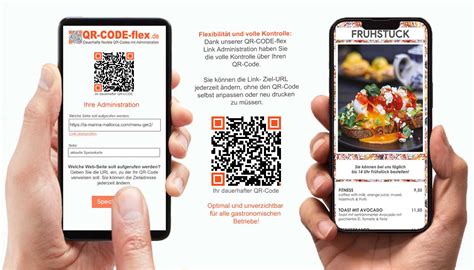 Spezielle QR Codes mit Link Administration für Gastronomie