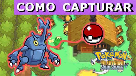 Como Capturar O Heracross No Pok Mon Heartgold Soulsilver Youtube