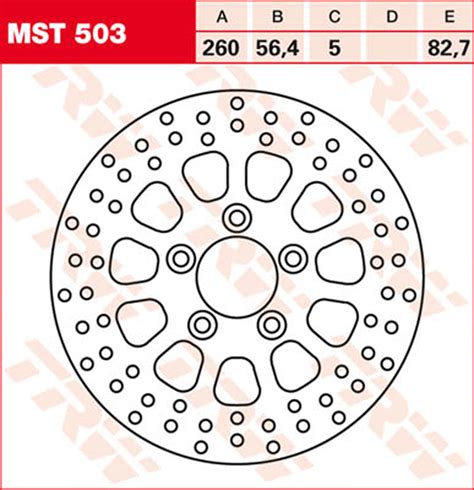 Buy Trw Brake Discs Rear Type Approved Fixed Louis Motorcycle