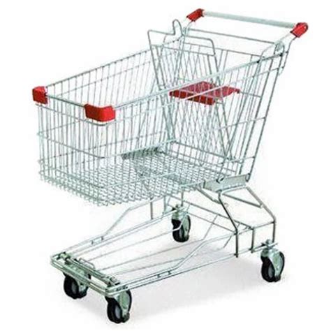 Stainless Steel Supermarket Trolley Basket Capacity 50 L At ₹ 3900